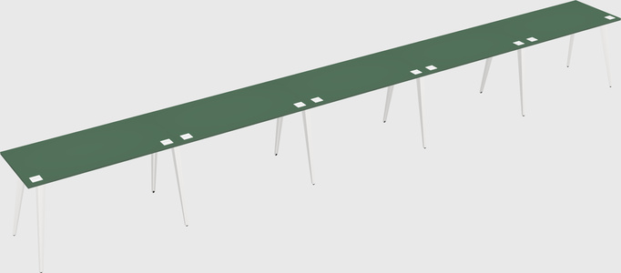 Modern rectangular office desk