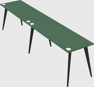 Modern rectangular office desk