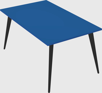 Modern rectangular office desk