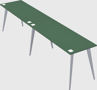 Modern rectangular office desk