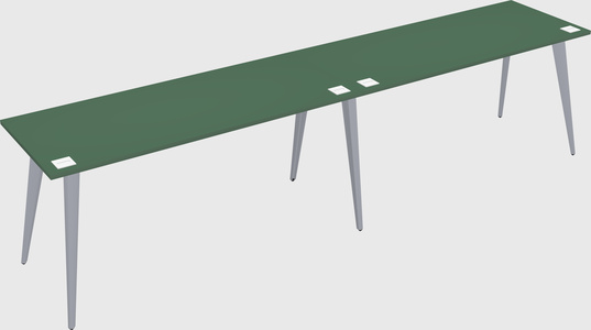 Modern rectangular office desk