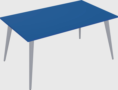 Modern rectangular office desk