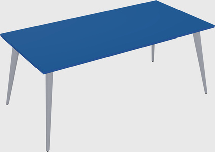 Modern rectangular office desk
