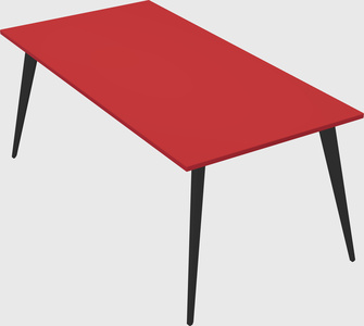 Modern rectangular office desk