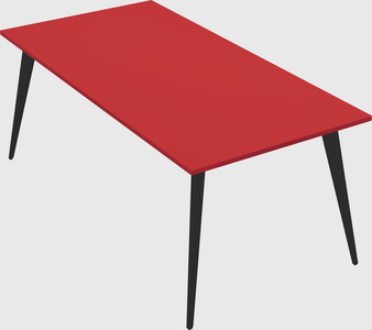 Modern rectangular office desk