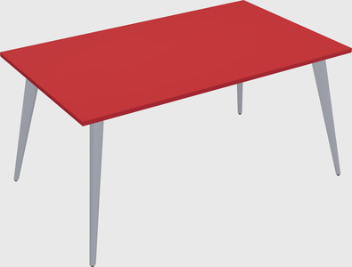 Modern rectangular office desk