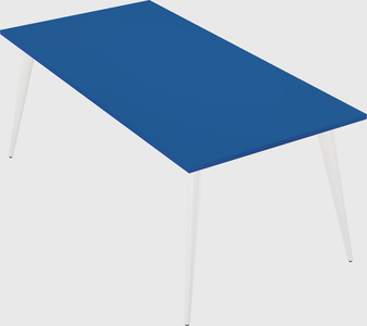 Modern rectangular office desk