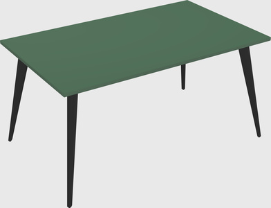 Modern rectangular office desk