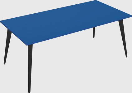 Modern rectangular office desk