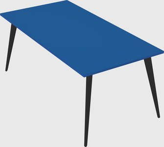 Modern rectangular office desk
