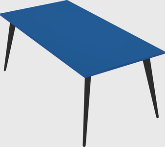 Modern rectangular office desk