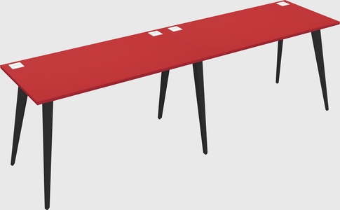 Modern rectangular office desk