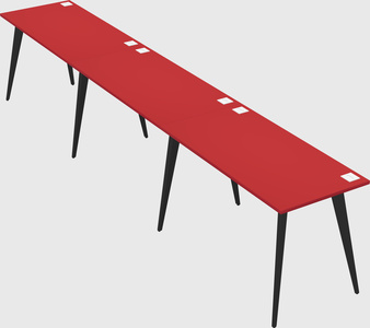 Modern rectangular office desk