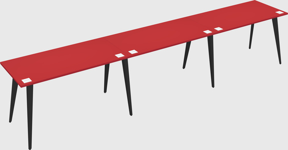 Modern rectangular office desk