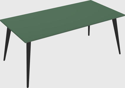 Modern rectangular office desk