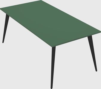 Modern rectangular office desk