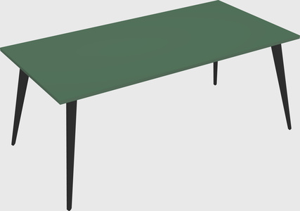 Modern rectangular office desk