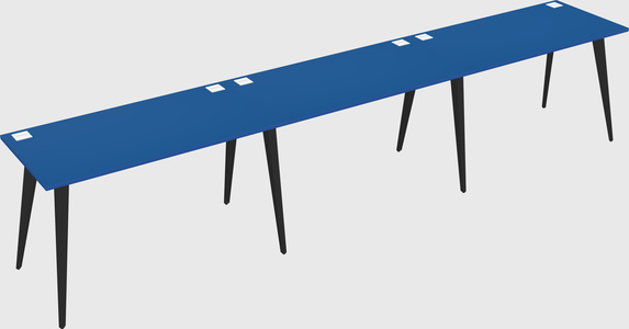 Modern rectangular office desk
