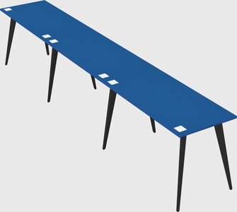 Modern rectangular office desk