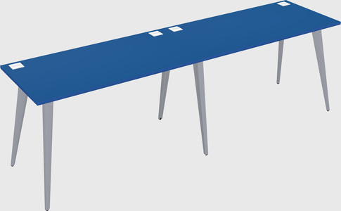 Modern rectangular office desk