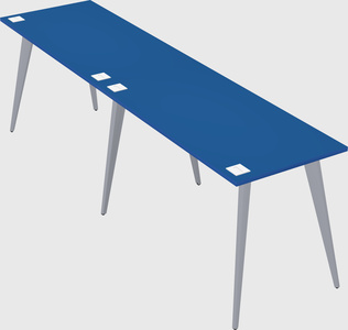 Modern rectangular office desk
