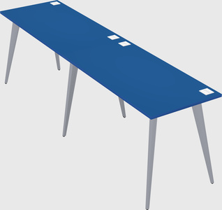 Modern rectangular office desk