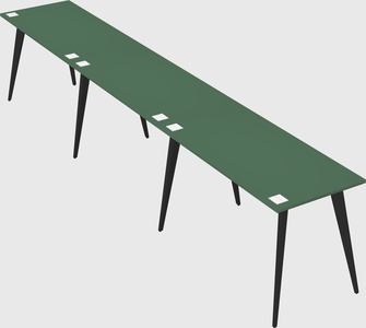 Modern rectangular office desk
