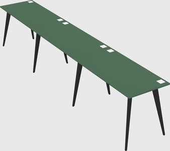 Modern rectangular office desk