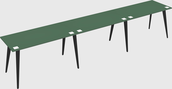 Modern rectangular office desk