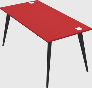 Modern rectangular office desk