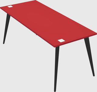 Modern rectangular office desk