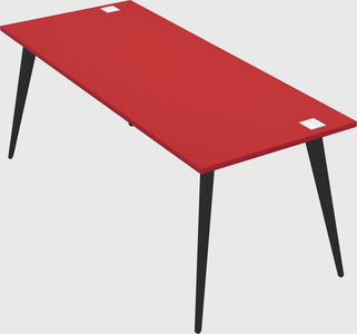Modern rectangular office desk