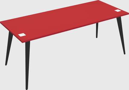 Modern rectangular office desk