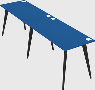 Modern rectangular office desk