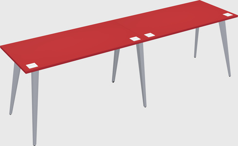 Modern rectangular office desk