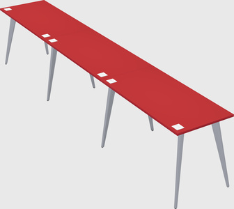 Modern rectangular office desk