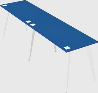 Modern rectangular office desk