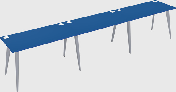 Modern rectangular office desk