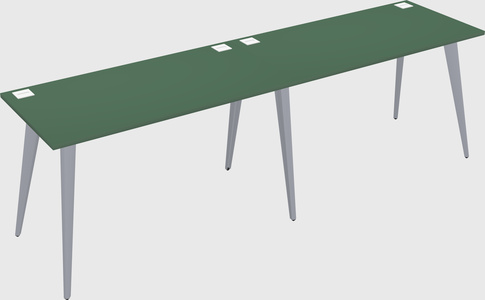 Modern rectangular office desk