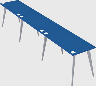 Modern rectangular office desk