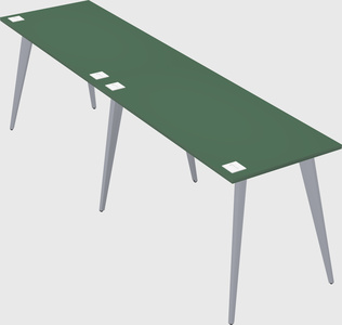 Modern rectangular office desk