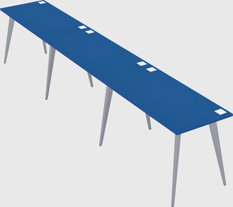 Modern rectangular office desk