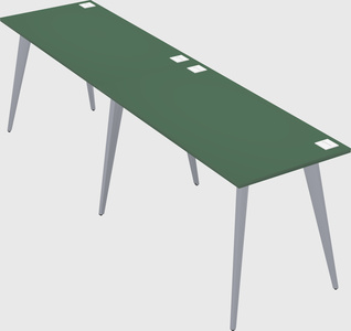 Modern rectangular office desk