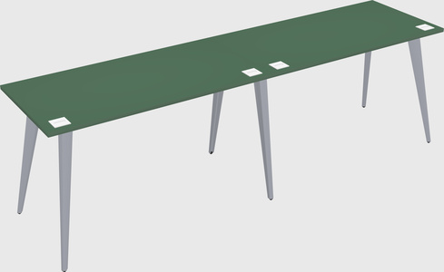 Modern rectangular office desk