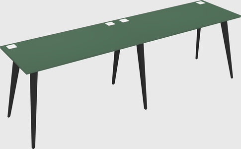 Modern rectangular office desk