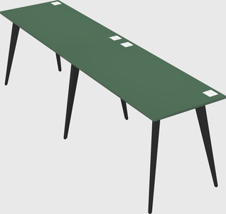 Modern rectangular office desk