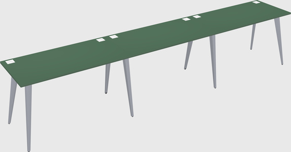 Modern rectangular office desk