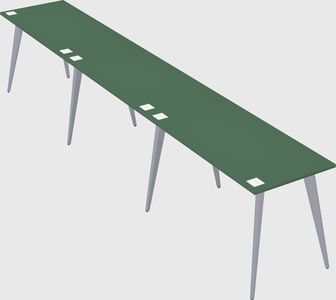 Modern rectangular office desk