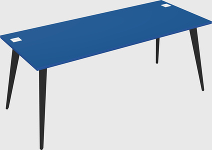 Modern rectangular office desk