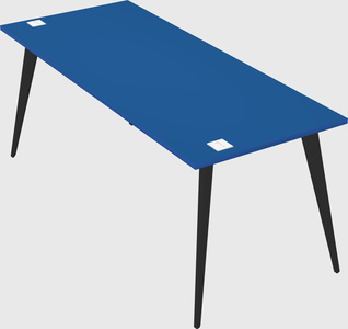 Modern rectangular office desk